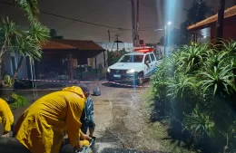 Cayeron 40 milímetros en apenas media hora y se saturaron las calles