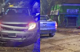 Accidente entre camioneta y moto: un herido