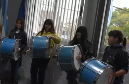 Entrega de instrumentos de percusión para el Proyecto de Murga de la Orquesta Escuela de Berisso