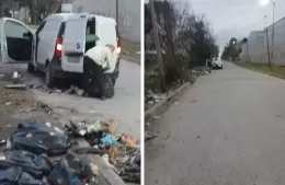 Vecinos de La Franja denunciaron a un automovilista por arrojar basura en la vía pública