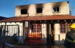 Incendio de una vivienda en 168 entre 29 y 30