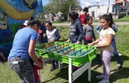 Exitosa jornada recreativa en Barrio Obrero