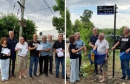 Lino Longinotti ya tiene su calle en Barrio Banco Provincia