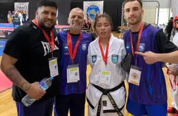 Berisso pisa fuerte en el Mundial de Taekwondo en Barcelona