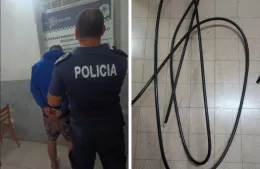 Investigan posible robo de cables