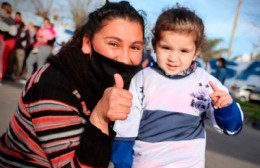 La filial del Lobo en Berisso, con la camiseta solidaria: Juntan útiles escolares para los que más lo necesitan