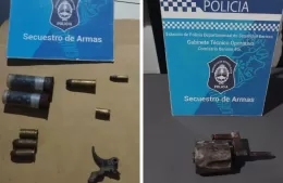 Detuvieron a tres jóvenes por amenazas agravadas y tenencia de municiones