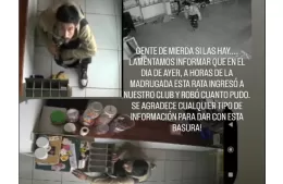 El mismo ladrón robó dos veces en el Club 12 de Septiembre