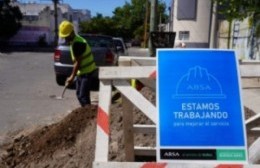 Baja presión por reparación de cañería