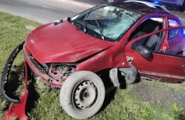Ebrio al volante chocó contra la Rotonda Favaloro