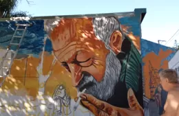 Un mural “que representa los orígenes, las raíces, que interpela lo que somos y lo que fuimos”