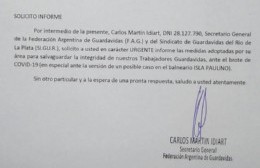 Guardavidas: Solicitud de informe y medidas para mantener la integridad de los trabajadores