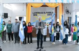 El acto oficial del 25 de mayo se realizó en la Escuela Nº 21
