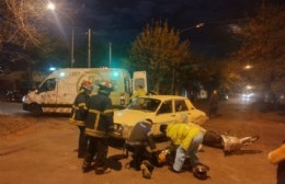 Accidente en 12 y 162: un delivery fue trasladado al Larraín