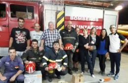 Vecinos de Altos de Los Talas donaron herramientas a los Bomberos