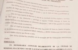 Sesión definitiva de las tierras a Estrella de Berisso: “Una Alegría enorme para el club”