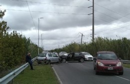 Violento choque en Avenida 66