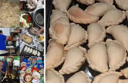 Solidaridad en acción: prepararon empanadas para asistir a más de 35 familias
