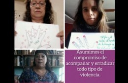 Personal de la EP 14 y un sentido trabajo de concientización sobre #NiUnaMenos