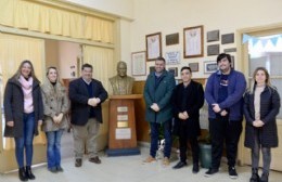 Acto homenaje a Hipólito Yrigoyen en la Escuela Primaria Nº 3