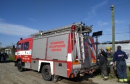 Se incendió una vivienda en 40 y 169