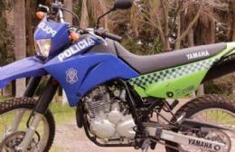 Un policía resultó herido al caer de la moto en plena persecución