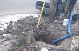 Los vecinos de 4 y 150 volvieron a la normalidad con el agua