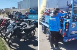 10 motos secuestradas en un operativo de prevención