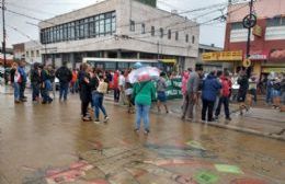 El Sindicato de Trabajadores Municipales marcha por Avenida Montevideo