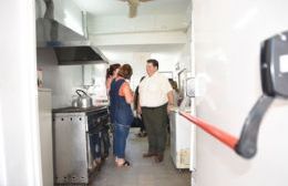 Nedela encabezó la inauguración de la cocina del Centro Educativo Complementario N° 801
