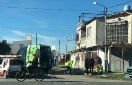 Accidente en 18 y 161 deja el saldo de un joven motociclista herido