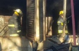 Incendio en una vivienda de 9 y 146