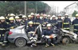 Destacada capacitación brindada por bombero berissense en San Clemente