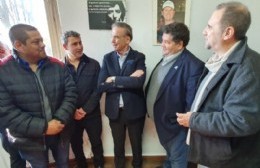 Nedela se mostró con Pichetto y sindicalistas municipales