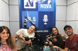 Tres de Copas en los estudios de Cadena Radial NOVA