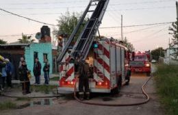 Se incendió una casa en 125 entre 72 y 73