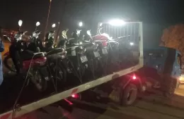 Importante operativo de seguridad vial: secuestraron 11 motos y labraron 30 actas