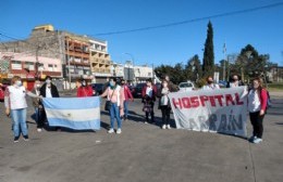 Enfermeros de Berisso movilizados para “reivindicar” sus derechos como profesionales