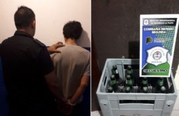 Robó un cajón de cerveza, lo intentó vender en un kiosco y terminó preso