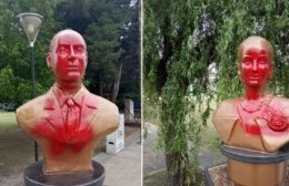 La UCR local repudió el vandalismo sobre los monumentos peronistas