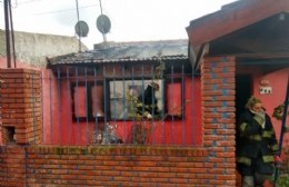 ¿Fue provocado?: se produjo un incendio en una vivienda con una persona de 75 años dentro