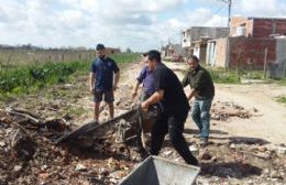 Tras incansables reclamos, vecinos del barrio Cotilap esperan el arreglo de una calle troncal