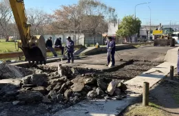 Corte por obras de hormigonado en Carlos Gardel y Puente Roma