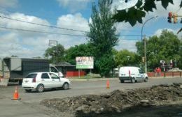 Alteración del tránsito por obras en Avenida Montevideo y Génova