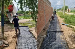 Continúan las obras en el barrio Santa Cruz