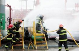 Simulacro de emergencia en el Puerto