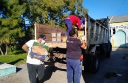 El SAE concretó la entrega de bolsones de mercadería para los vecinos de Berisso