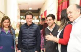 Sánchez Zinny visitó la Escuela Primaria N° 1