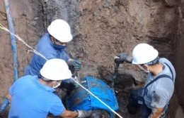 Por reemplazo de cañería, puede faltar agua en algunos barrios