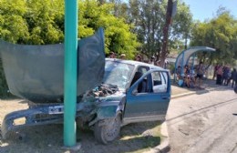 Accidente con heridos a la altura de Montevideo y 51